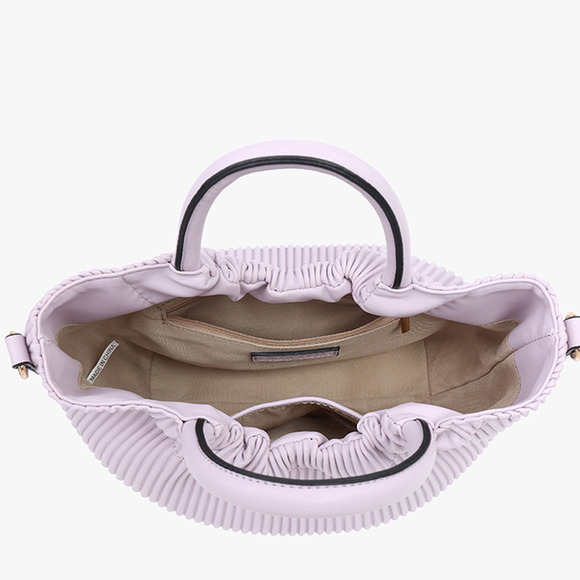 Valency Gold Chain Crossbody Dual Handle Taupe - Picture 2 of 3